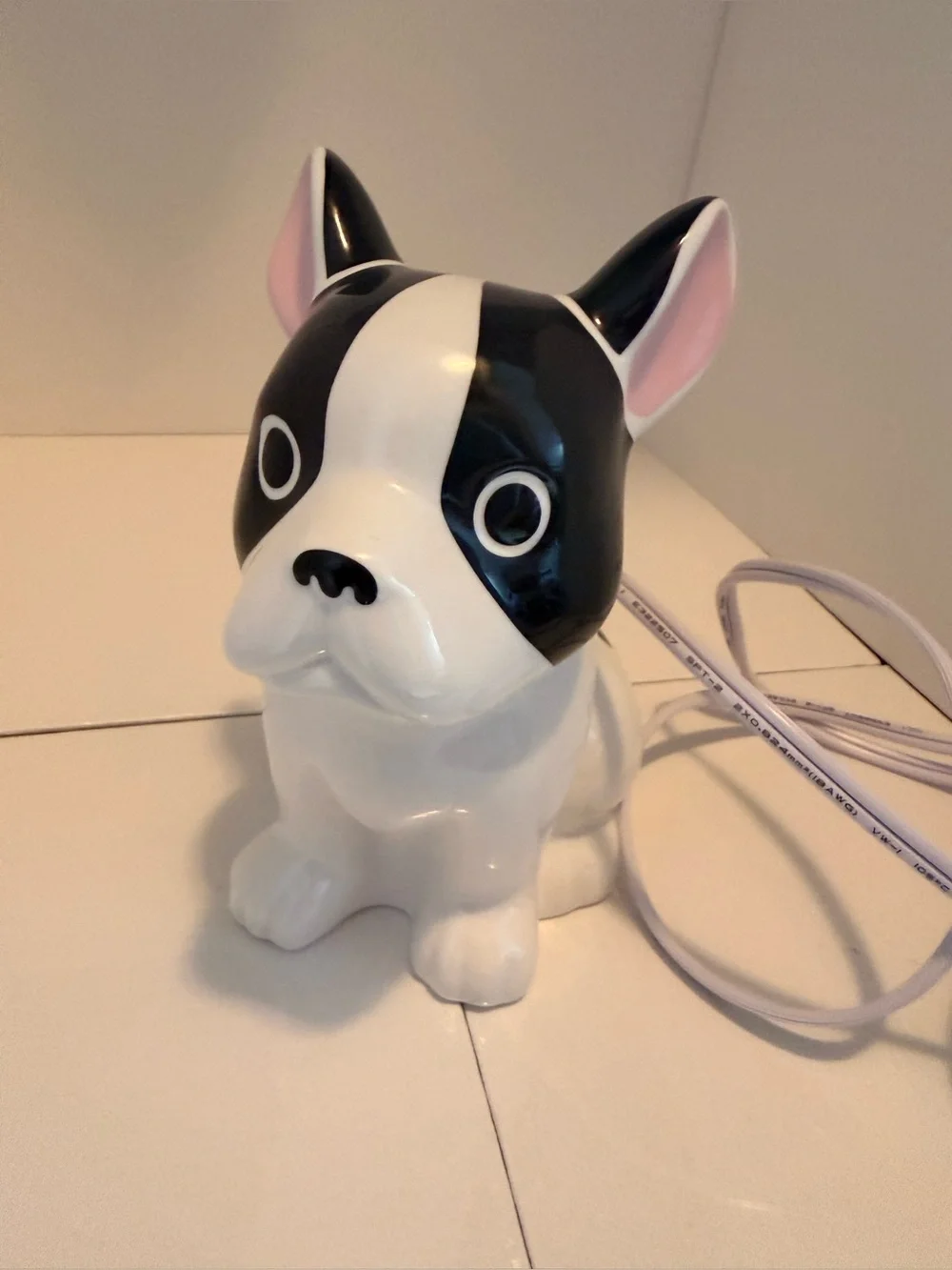 Ceramic French Bulldog Night Light